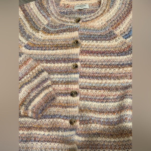 Habitual Striped Sweater Large - Picture 4 of 4